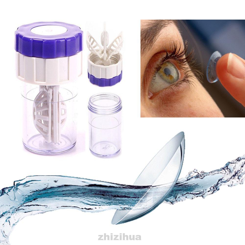 Safety Professional Home Washing Electronic Plastic Portable Easy Clean Contact Lenses Cleaner