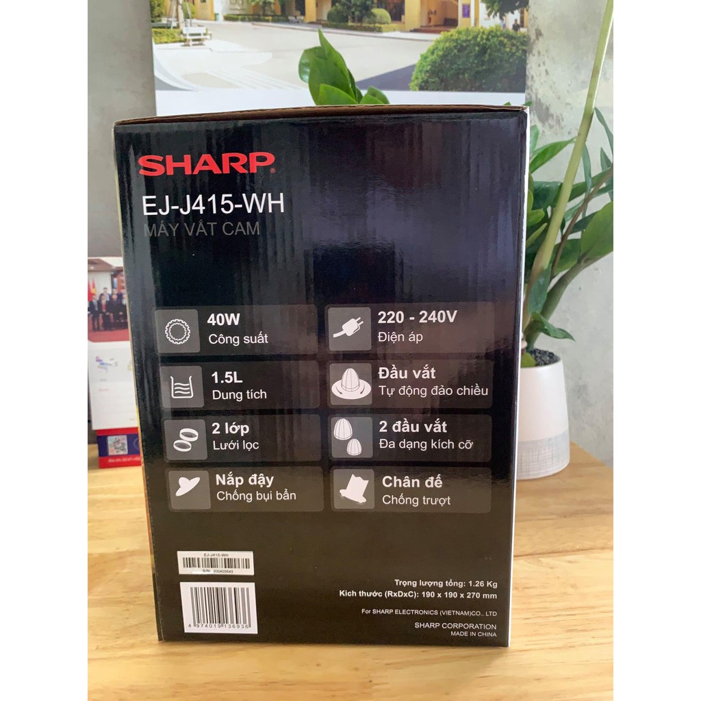 [CAM KẾT CHÍNH HÃNG 100%] MÁY VẮT CAM SHARP