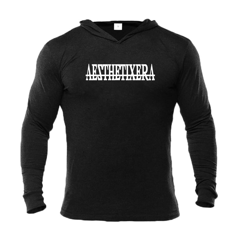 Hoody Collar Mens Cotton Printing Instock Mens Causal Hoodie Long Sleeved Tshirts