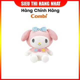 Melody bông thân thiện Combi cho trẻ sơ sinh, chất liệu vải mềm an toàn cho bé, có thể phát nhạc, xuất xứ Nhật Bản