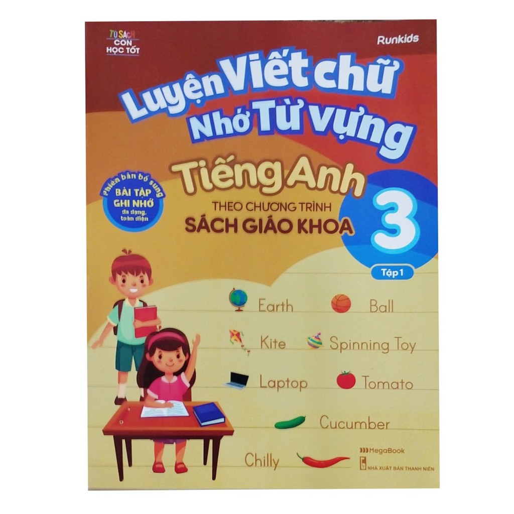 Sách - Luyện viết chữ nhớ từ vựng tiếng anh theo chương trình sách giáo khoa lớp 3 tập 1