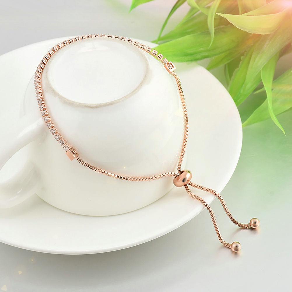 Vòng Tay Mạ Vàng Bạc Đính Đá Pha Lê Thời Trang Cho Nữ