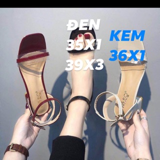 SANDAL DÂY MẢNH PHỐI QUAI TRONG