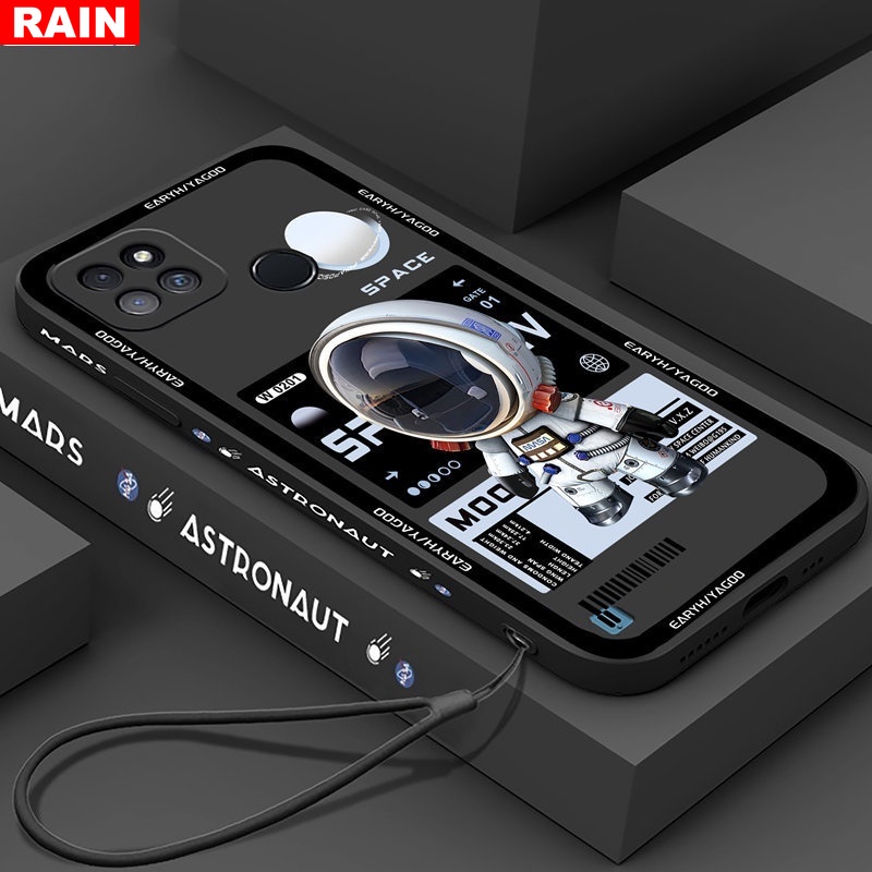 Ốp Điện Thoại Mềm Hình Phi Hành Gia Cho Realme 10 C21Y C25Y C35 RealmeC11 2021 C25 C17 C15 C12 C3 C2 8i 7i 5 5i 6i 6Pro 7Pro
