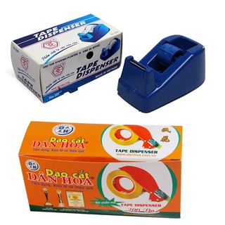 Combo 1 dụng cụ cắt băng keo lớn + 1 dụng cụ cắt băng keo cỡ nhỏ