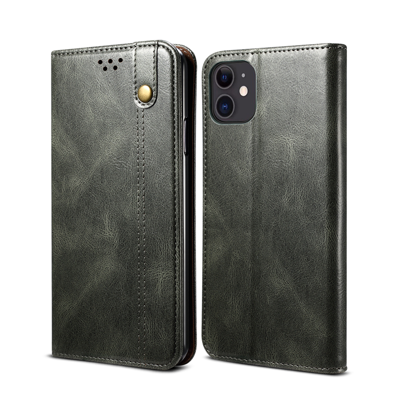 Bao da điện thoại gập nam châm phong cách retro thích hợp cho Iphone14 13 12 Mini 11 Pro Xs Max Xr I8 I7 I6 6s Plus Se 2020