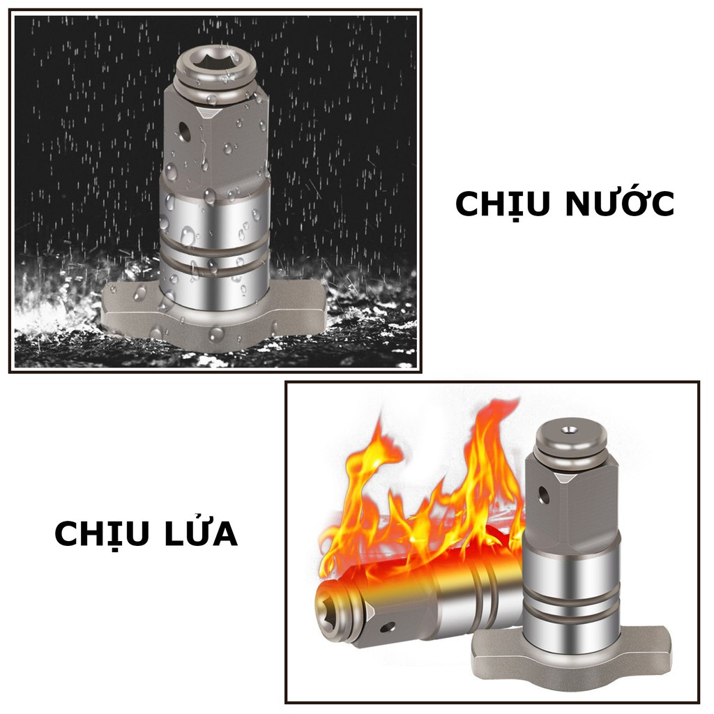 Đầu Bulong, Đầu Chữ T Thay Thế Cho Máy Siết bulong 1/2 inch 2 trong 1