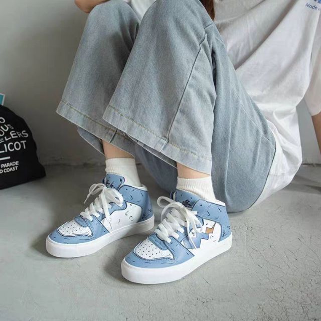 [CÓ SẴN] Giày cao cổ nữ thể thao mã 1060 nâng đế cao 3cm da thoáng chân đi học đi chơi buộc dây phong cách cá tính đẹp | BigBuy360 - bigbuy360.vn