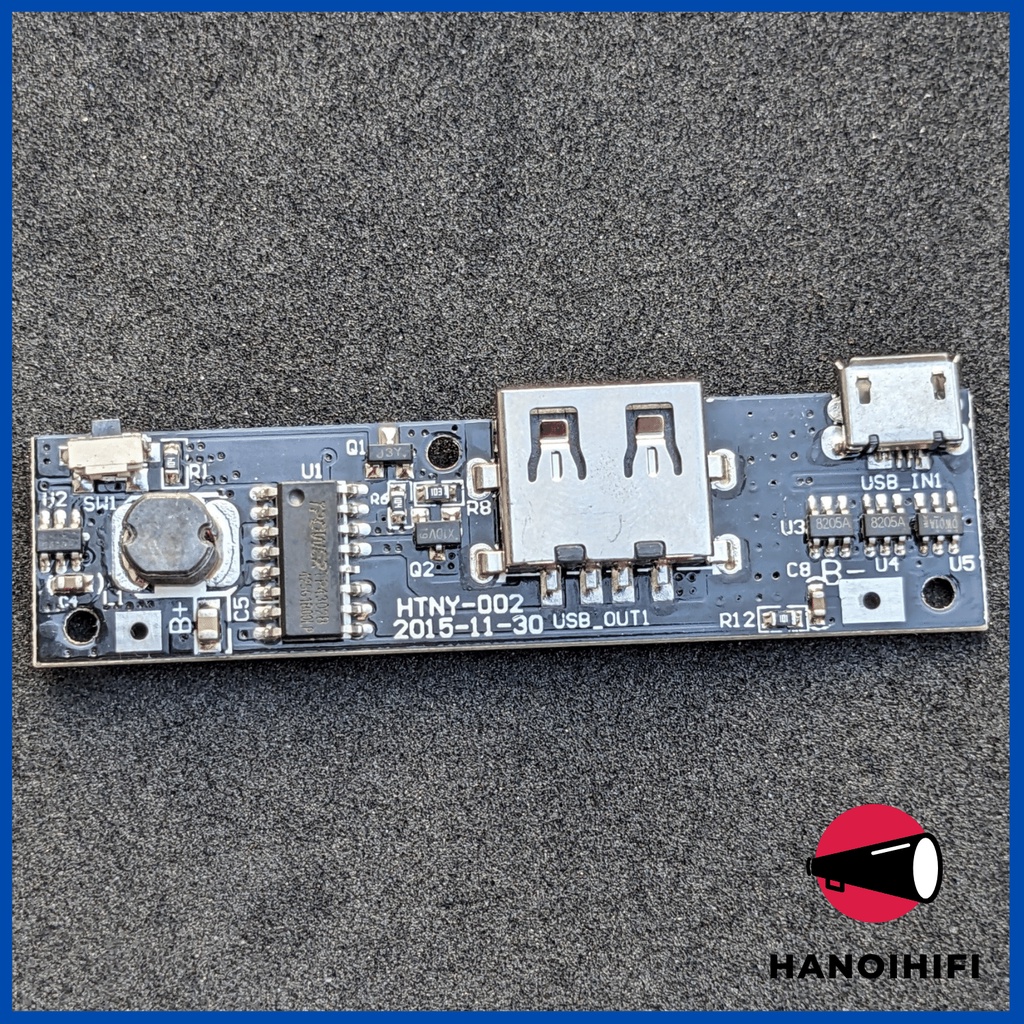 Mạch sạc dự phòng 5v 2a Cho Pin Sạc Dự Phòng 18650, pin lipo có đèn báo dung lượng