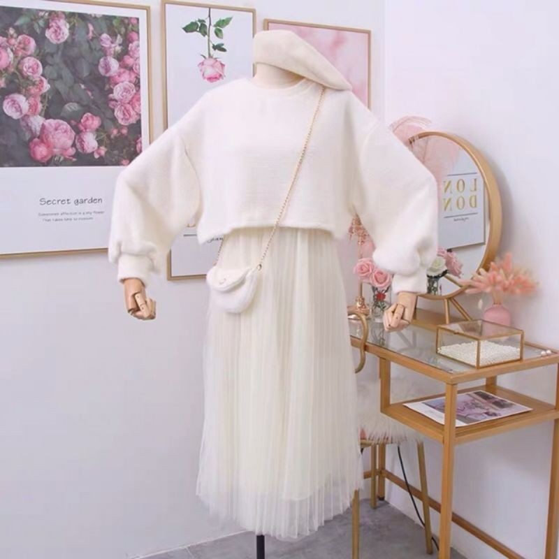 Set váy công chúa 3 món hàng Quảng Châu có hình thật