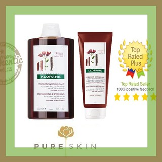 Set dầu gội và dầu xả Klorane cho tóc rụng, tóc mỏng 200ml