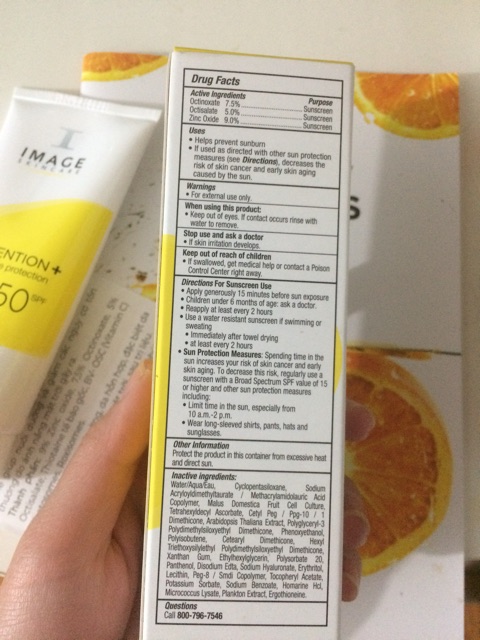 Kem chống nắng Image SPF50 91g/170g