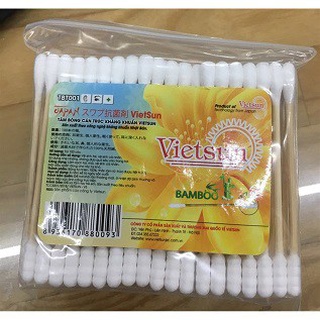 Gói 100 Bông Ngoáy Tai Vietsun Sạch Sẽ An Toàn - TP141