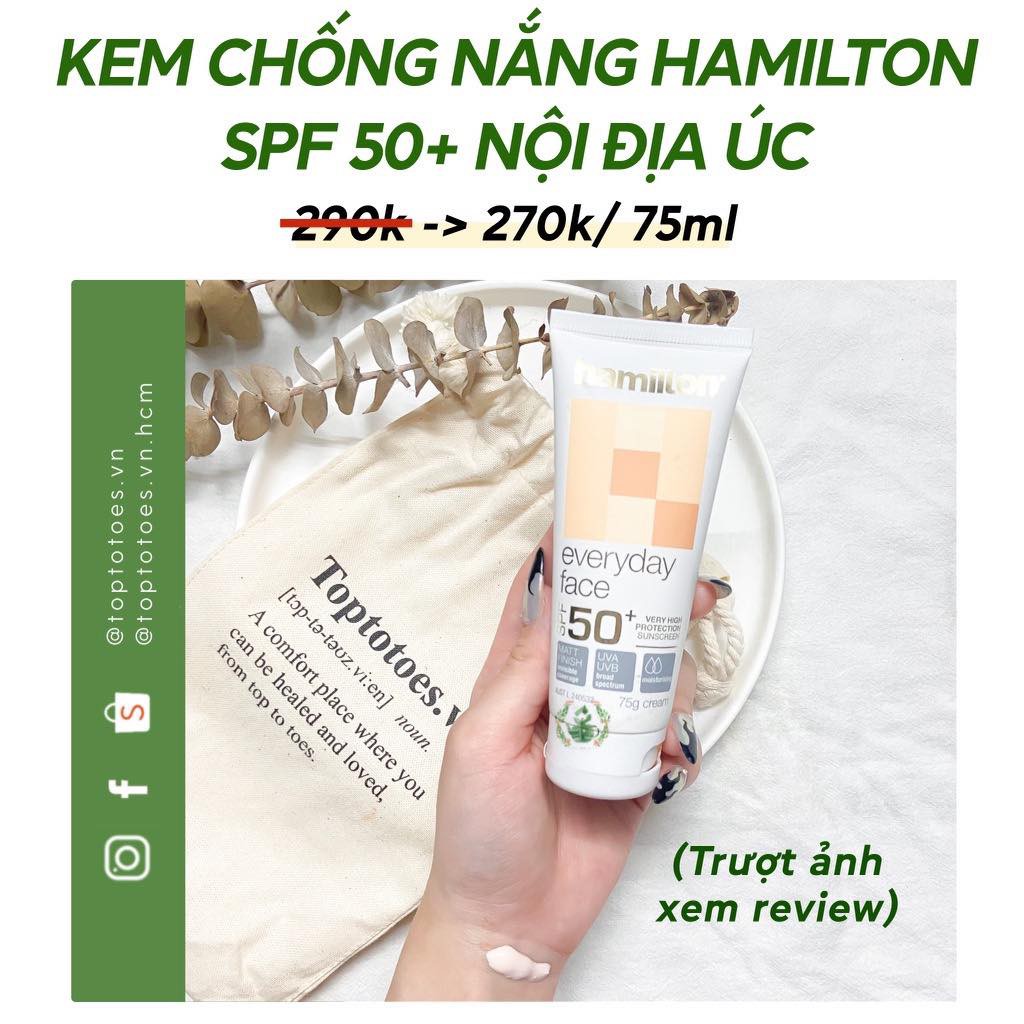 Kem chống nắng Hamilton SPF 50+ nội địa Úc | BigBuy360 - bigbuy360.vn