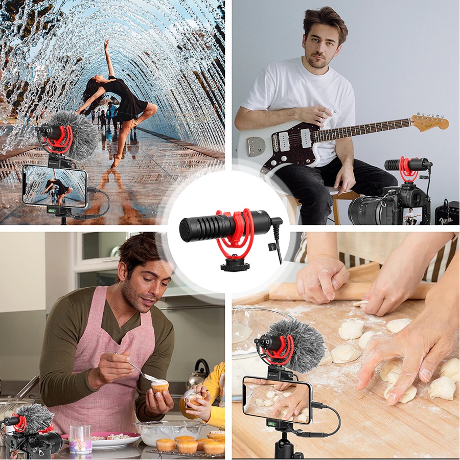 Mic thu âm BOYA BY-MM1 cho máy ảnh và điện thoại | Hàng Chính Hãng