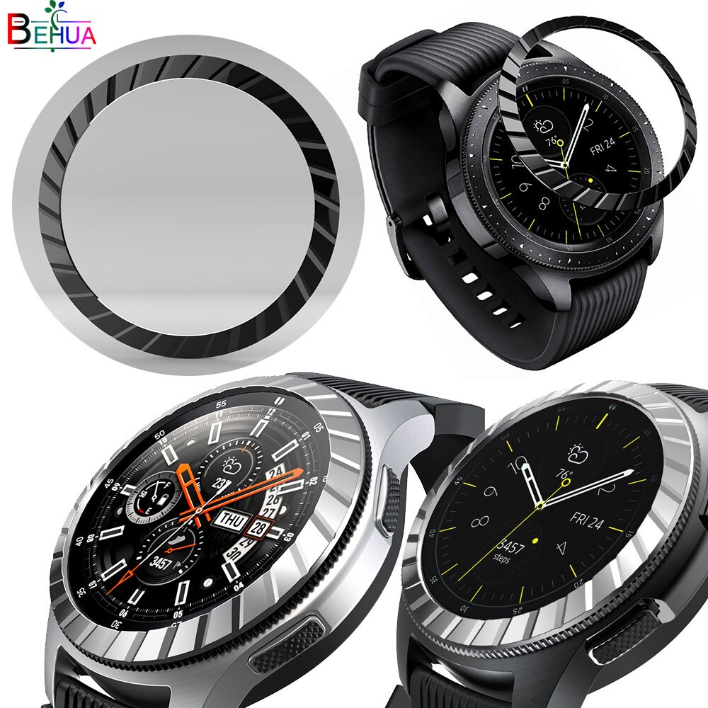 Khung Viền Bằng Thép Không Gỉ Cho Đồng Hồ Samsung Galaxy Watch 46mm / 42mm / Gear S3 Frontier