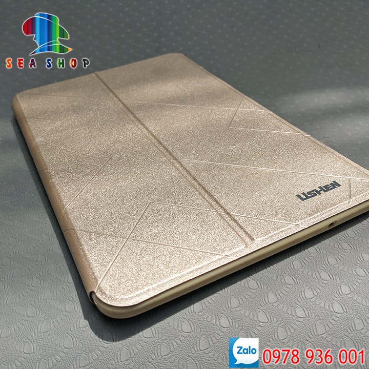 Bao da SamSung Tab A7 Lite T225 -Thiết kế mỏng nhẹ trẻ trung có ngăn cài thẻ- Nắp gập 2 mặt-Sản phẩm đến từ hiệu Lishen