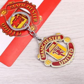 Móc khóa inox màu logo đội bóng Mu - RealMadrid - Chelsea - Barcalona - Arsenal - Liverpool