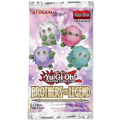 Gói lẻ thẻ trò chơi yugioh từ hộp thẻ Brothers of Legend phiên bản UK