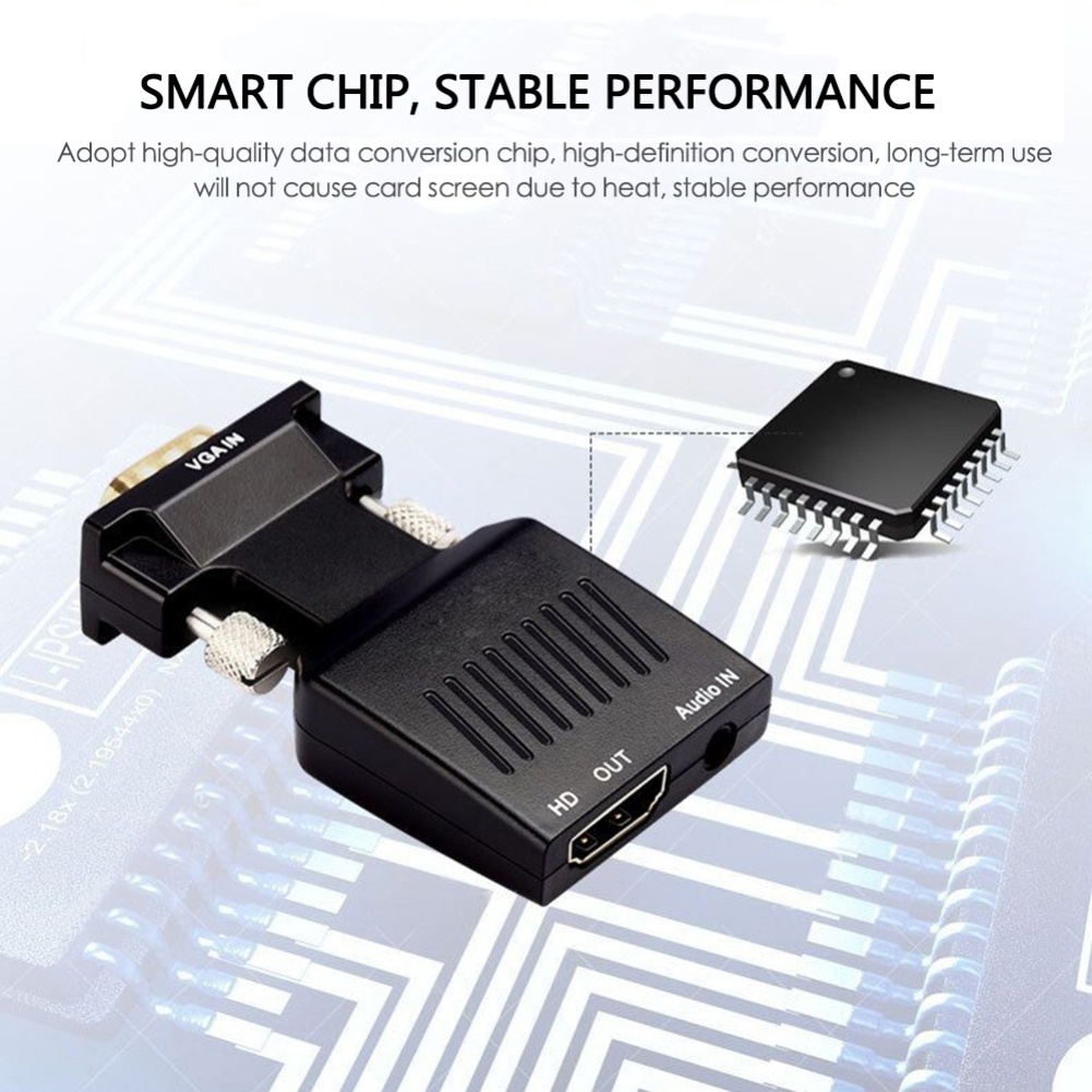 Bộ Chuyển Đổi Tương Thích Vga Sang Hdmi Hd 1080P Royal1.vn