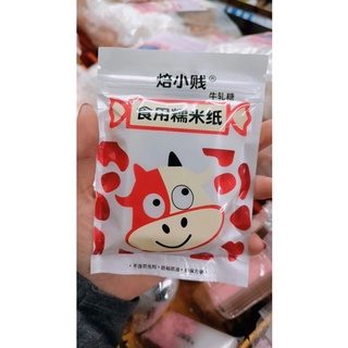 Giấy Gạo gói kẹo Nougat ăn được