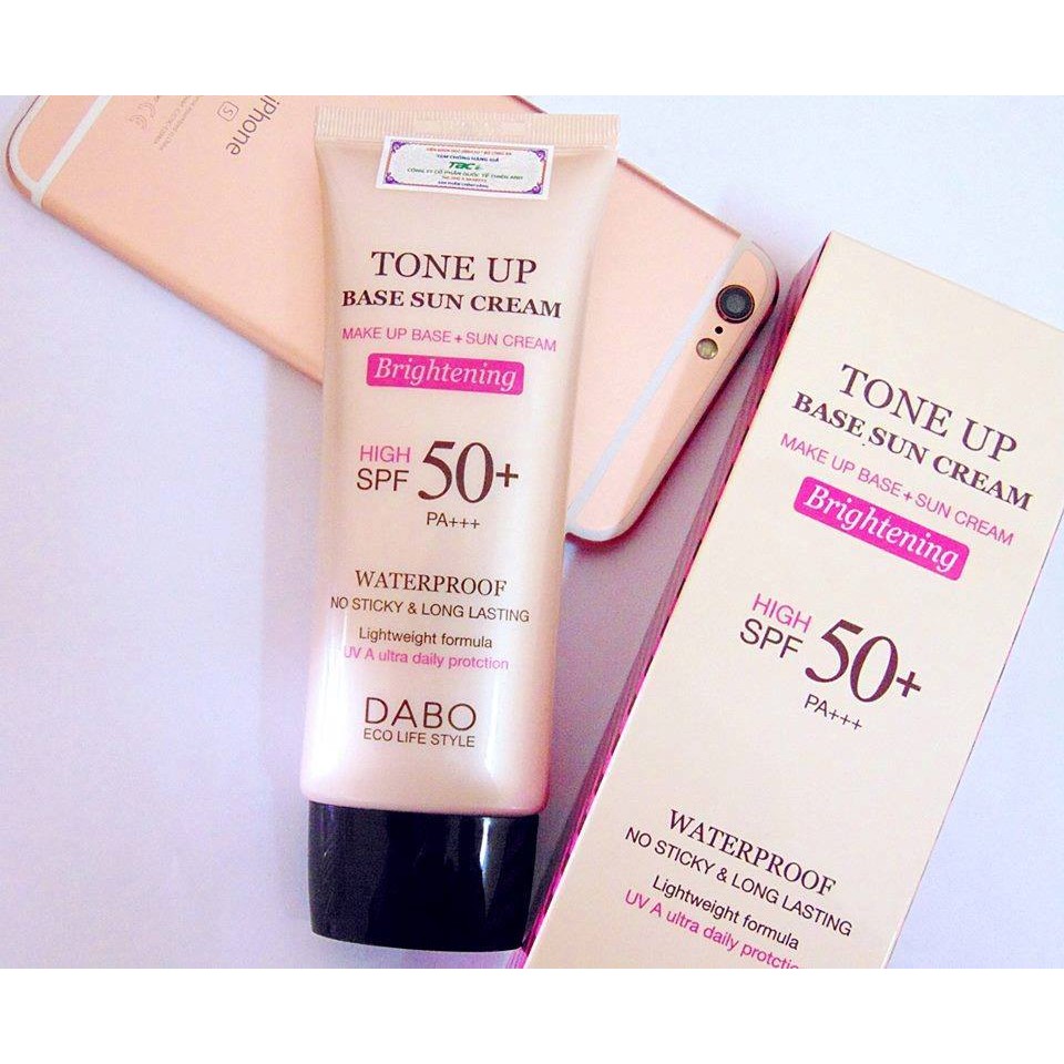 Kem chống nắng Hàn Quốc Dabo Tone Up Base Sun Cream SPF50+ PA+++