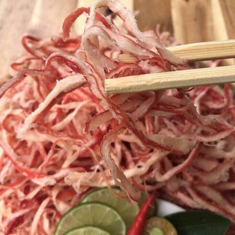 250g Khô mực hấp nước dừa xé sợi