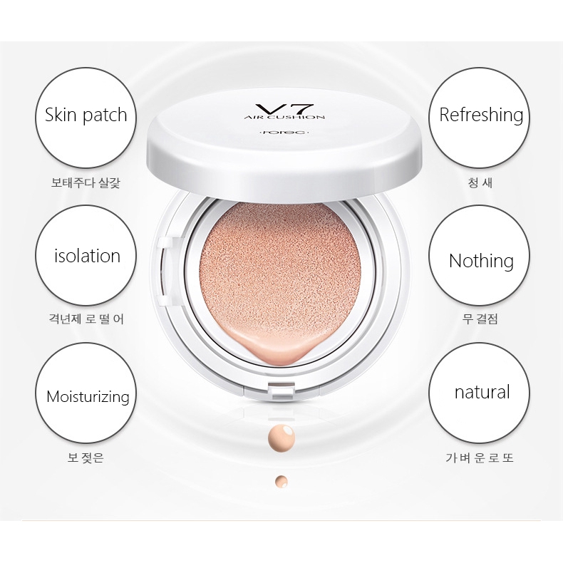 Phấn nước che phủ khuyết điểm BB CC V7 ROREC chuyên nghiệp