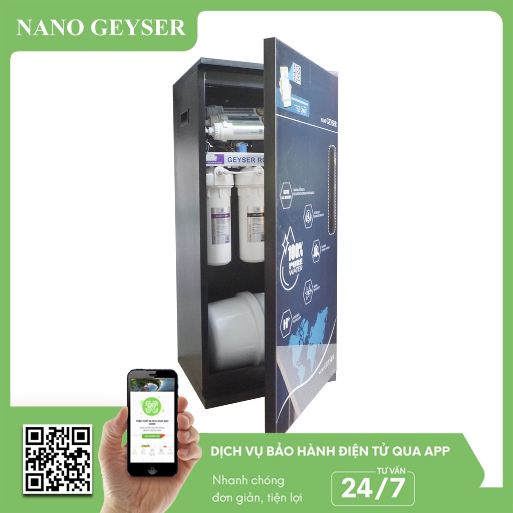 Vỏ tủ cường lực máy lọc nước Nano Geyser