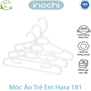 [ Set 10 ] Móc Quần Áo Trẻ Em Hara 181, Mắc Treo Quần Áo Nhựa Trẻ Em Trẻ Cao Cấp INOCHI Tiêu Chẩn Nhật