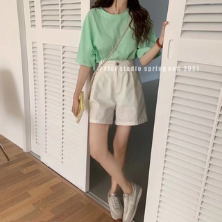 Quần short vải hàn 2 ly eo Q-369