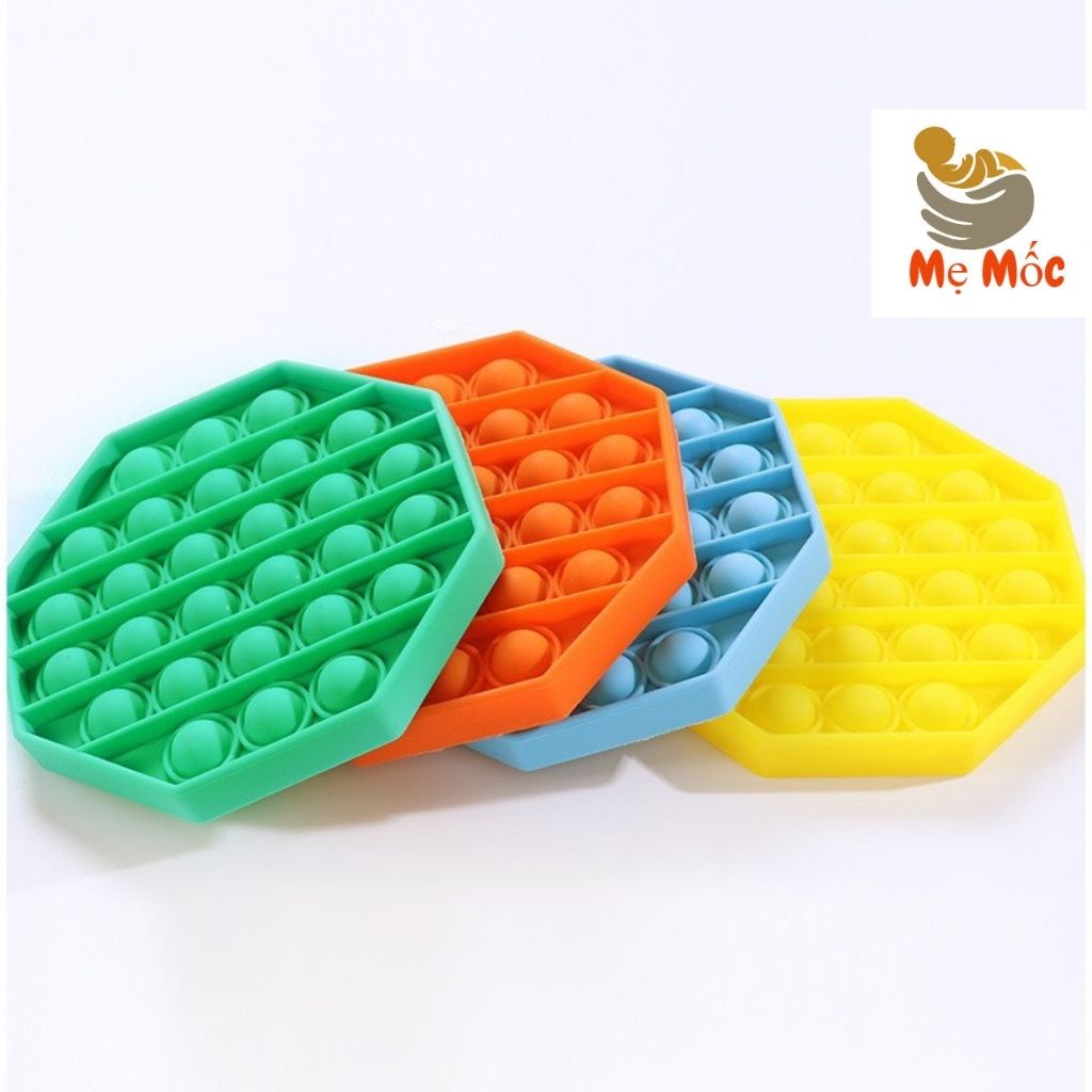 Pop Ít - Đồ Chơi Giải Trí - Nhấn Bóng, Bóp Bóng Giảm Căng Thẳng Và Xả Xì Trét, Pop It Fidget Toy - Bố Mốc Shop