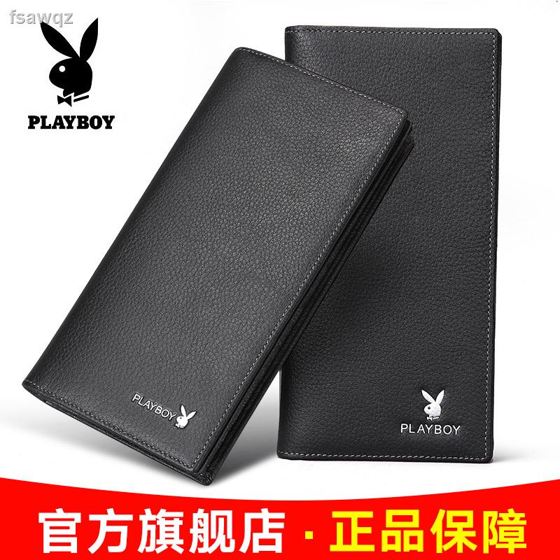 Ví Da Playboy Dáng Dài Mềm Mại Cỡ Lớn Thời Trang Đường Phố Cho Nam 2021