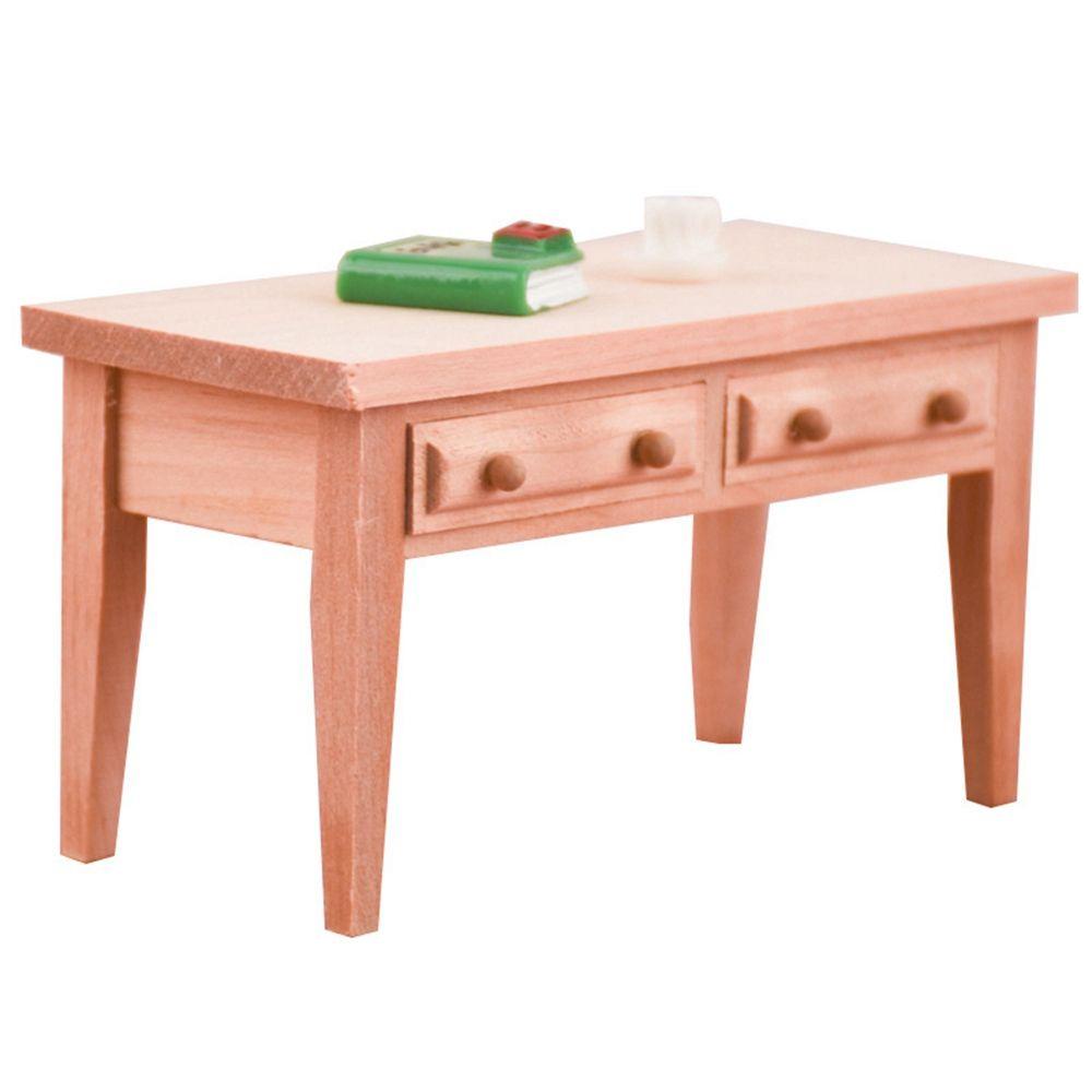 Bàn Gỗ Mini Tỉ Lệ 1: 12 Dùng Trang Trí Nhà Búp Bê