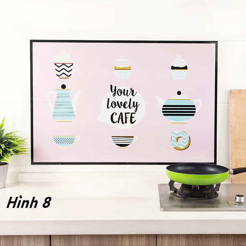 (MỚI) Decal dán tường nhà bếp cách nhiệt không bị ướt có thể lau chùi KNSTORE