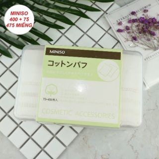 Bông tẩy trang Miniso 475 miếng