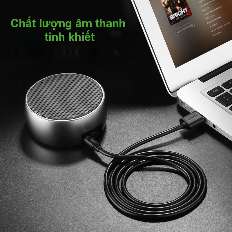 Dây nguồn 1 chiều USB 2.0 sang DC 3.5mm đầu đực dài 1m UGREEN US277 - Hàng phân phối chính hãng - Bảo hành 18 tháng | WebRaoVat - webraovat.net.vn