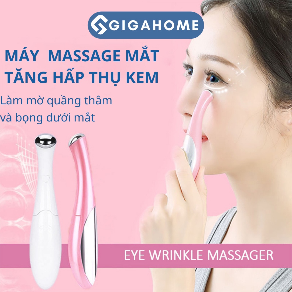 Máy Massage Mắt Mini Cầm Tay GIGAHOME Giảm Quầng Thâm, Có Chế Độ Rung Sử Dụng 2529