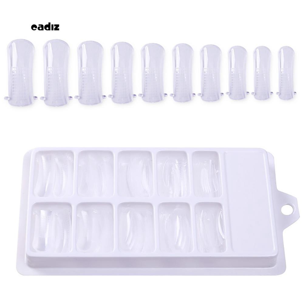 Set 100 khuôn móng tay giả tạo hình làm nail chuyên dụng