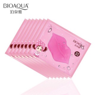 Mặt Nạ Dưỡng Môi Bioaqua cho môi sáng hồng căng mọng, bớt thâm môi