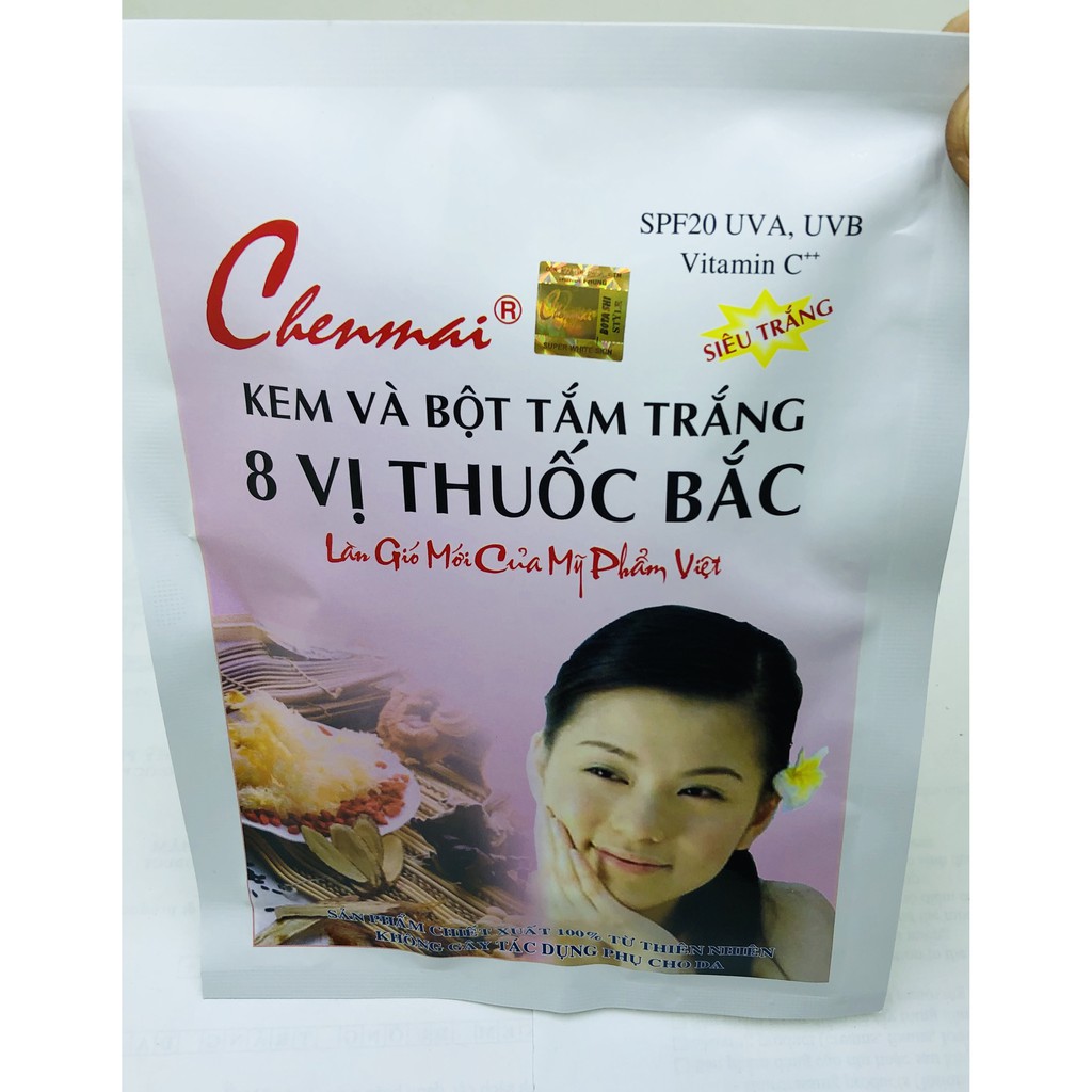 Tắm Trắng Chenmai Th Bắc Siêu Trắng 150g