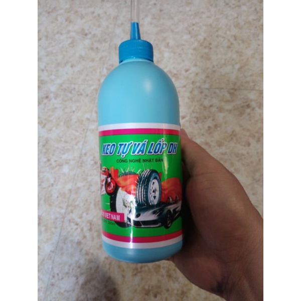 Keo tự vá cho lốp không săm  và lốp có săm có tặng  kèm hạt  cao su non.