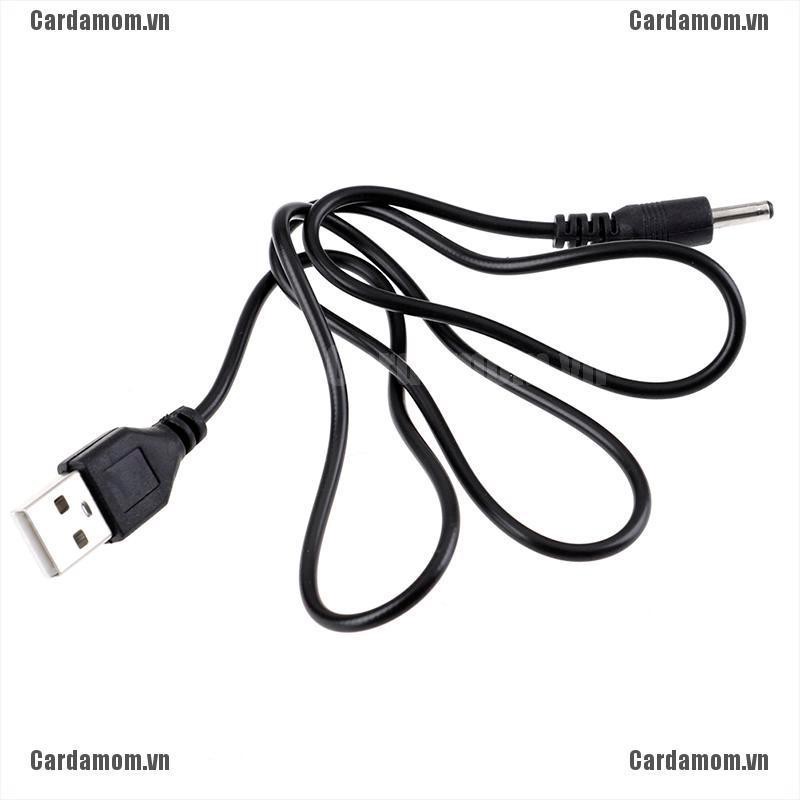 {carda} 1Pc USB A Male to DC 3.5*1.35mm Connector Charger Power Cable Cord{LJ}