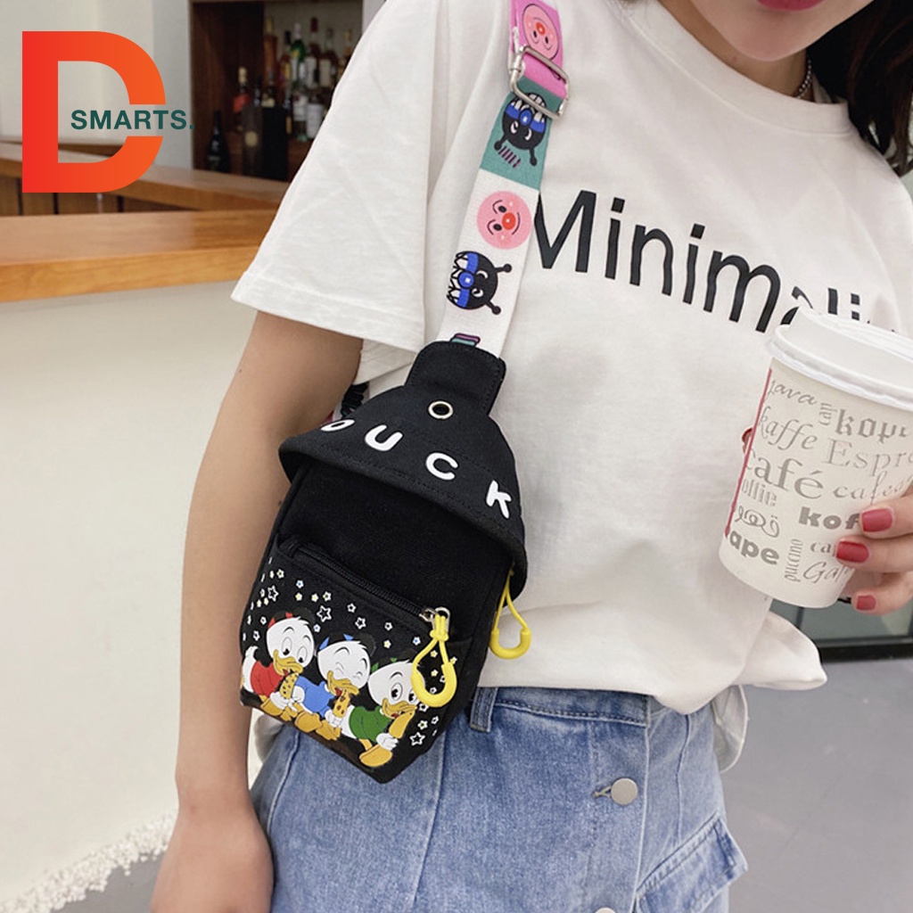 Túi đeo chéo balo mini hình vịt dẽ thương cho mọi lứa tuổi thời trang cao cấp