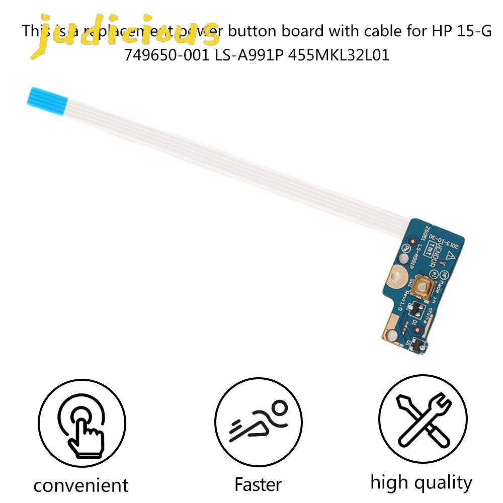 Bo Mạch Nút Nguồn Kèm Dây Cáp Cho Hp 15-g 749650-001 Ls-A991P 455mkl32l01 | BigBuy360 - bigbuy360.vn