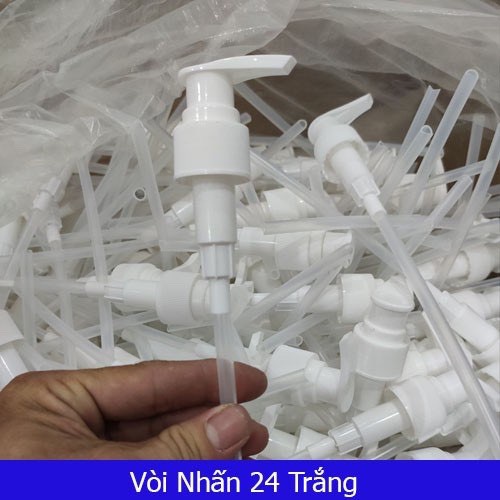 Vòi nhấn cho chai đựng dầu gội, sữa tắm phi 24mm hoặc phi 28mm 88150