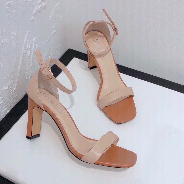 ( Hàng Xịn) Giày cao gót nơ đá sang chảnh