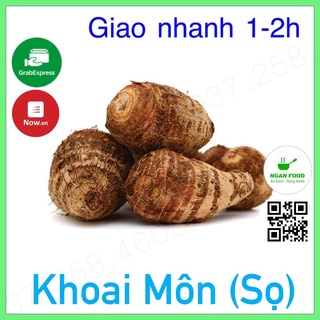 Khoai Môn (Khoai Sọ) Tươi Sạch Đà Lạt, Chuẩn Khoai Sọ Đà Lạt Mềm Dẻo, Thơm, Bao Ăn, Giao Nhanh Hoả Tốc 1-2h (HCM)