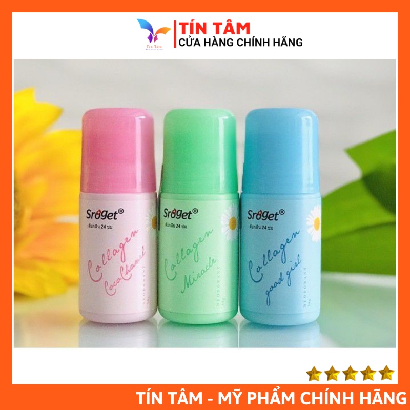 [Có Bill] Lăn khử mùi hương nước hoa 24h SROGET 50ml Thái Lan
