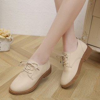 Giày Da Nữ Thời Trang Vintage